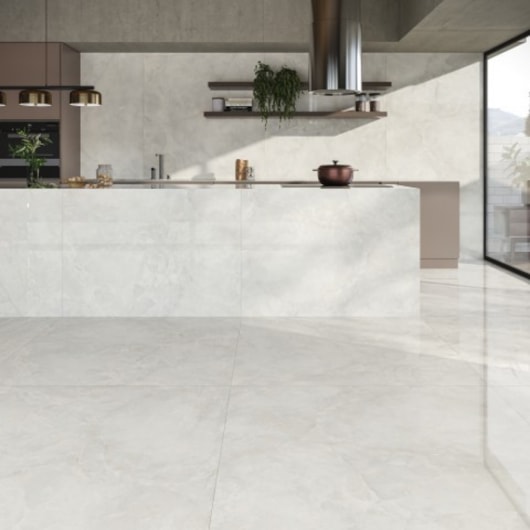 Porcelanato Biancogres Onice Crema Lux Polido 120x120cm Retificado  - Imagem principal - 16af7e57-468c-401e-bbaf-9ef1ee18af81