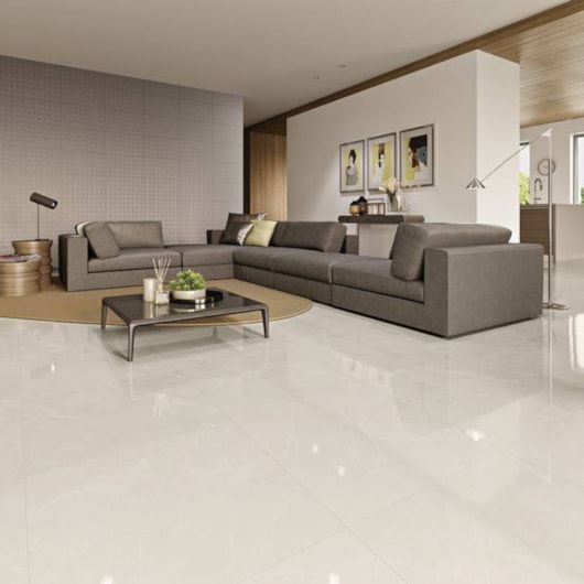 Porcelanato Biancogres Pulpis Beige Lux 80x80cm Retificado - Imagem principal - db10b070-0f35-4aa2-9f88-8cb7012e16bd
