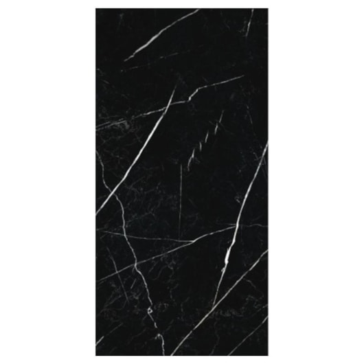 Porcelanato Biancogres Royal Black Lux Polido 60x120cm Retificado - Imagem principal - d363abcd-d986-4a03-ac7b-5a0fdc3d8b89