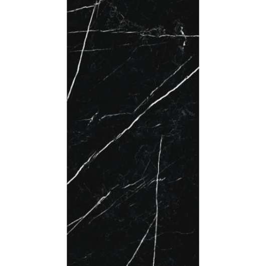 Porcelanato Biancogres Royal Black Lux Polido 60x120cm Retificado  - Imagem principal - c9a196ef-3d65-42c4-a204-e4fe53012210