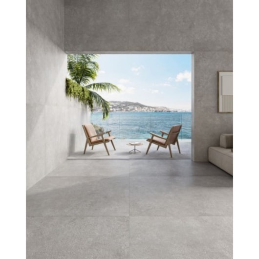 Porcelanato Biancogres Stratus Externo Grafite 90x90cm Retificado - Imagem principal - 2935b9cd-3f03-4d02-a1d9-448783699821