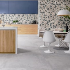 Porcelanato Biancogres Studio Gray Acetinado Cimento 90x90cm Retificado