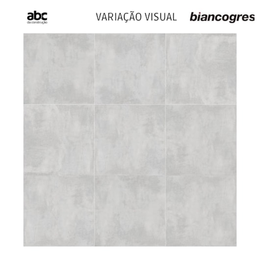 Porcelanato Biancogres Studio Gray Acetinado Cimento 90x90cm Retificado - Imagem principal - 8a9d5868-02c4-41e1-ac19-6924d4a13b14