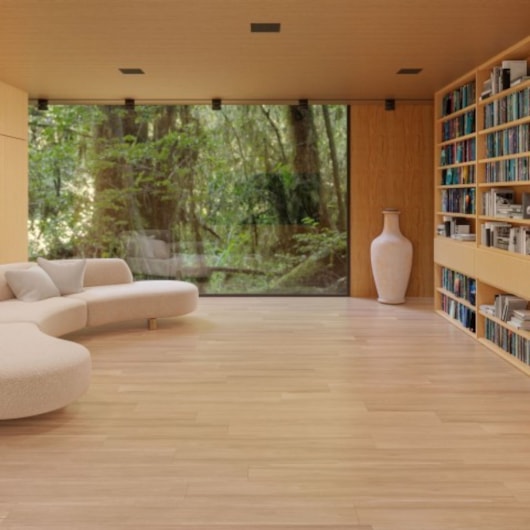 Porcelanato Biancogres Teca Natural 20x120cm Retificado - Imagem principal - 2ce1e72b-02fe-480c-9c21-34ea09b8a58f