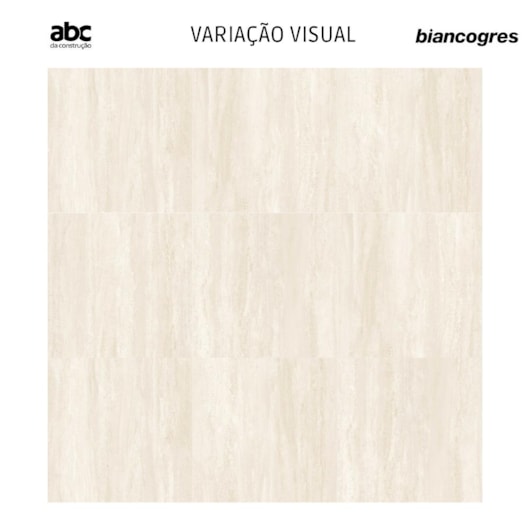 Porcelanato Biancogres Travertino Clássico Externo 100x100cm Retificado - Imagem principal - 00fa0d2b-b884-496c-8d80-946b8eac53d7