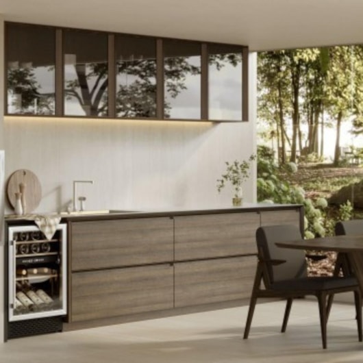 Porcelanato Biancogres Travertino Clássico Externo 100x100cm Retificado - Imagem principal - c14c1ea4-f283-45a8-98d5-e0dc5d92acda