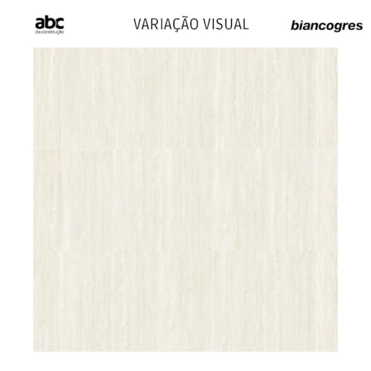 Porcelanato Biancogres Travertino Tivoli Acetinado 120x120cm Retificado - Imagem principal - 574e691c-6e13-4cb0-9908-4d01a3279254