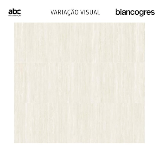 Porcelanato Biancogres Travertino Tivoli Satin Acetinado 90x90cm Retificado - Imagem principal - 18a61e41-997f-404c-bf7a-299f9713acd2