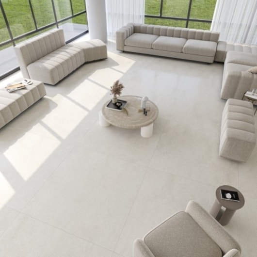 Porcelanato Biancogres Versalhes Beige Satin 90x90cm Retificado - Imagem principal - 5ef1fd93-2ac7-4758-8062-db6fa1064d95