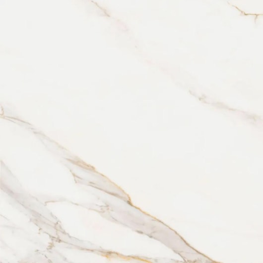 Porcelanato Ceusa Calacata Royal White Polido 90x90cm Retificado - Imagem principal - 0d494a9f-dcc7-4fcf-a32c-ccd1b8cfda68