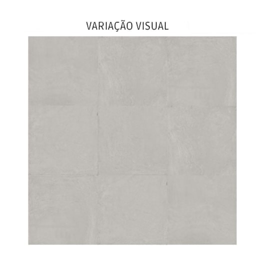 Porcelanato Ceusa Cimento Acetinado 80x80cm Retificado - Imagem principal - 111673b9-29ef-4d17-b787-bec8e0abc44e
