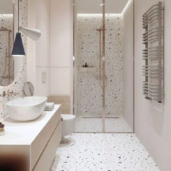 Porcelanato Ceusa Confete White Natural 100x100cm Retificado