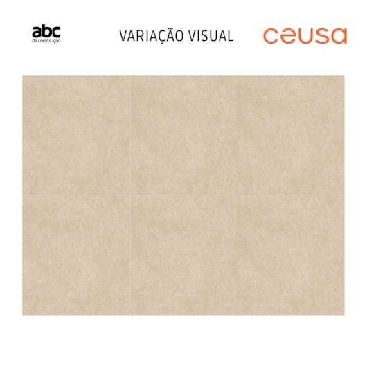 Porcelanato Ceusa Cromo Bege Polido 87,7x87,7cm Retificado  - Imagem principal - 9cf15579-4677-4f95-9963-4feb7887c047