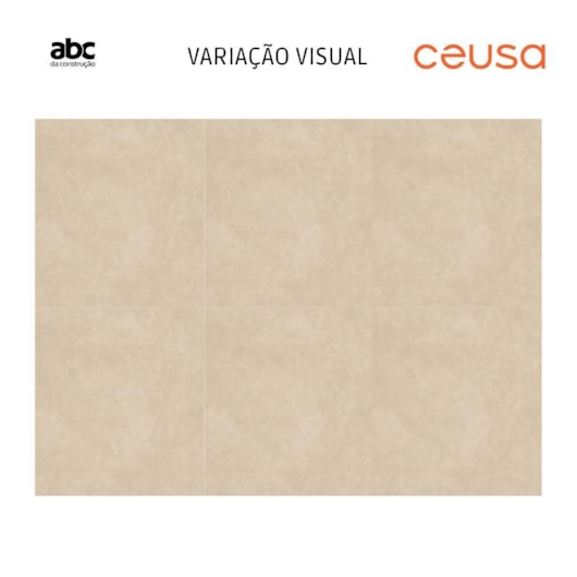Porcelanato Ceusa Cromo Bege Polido 90x90cm Retificado - Imagem principal - 6352cc08-7d05-4144-afd1-6771be8ecb65