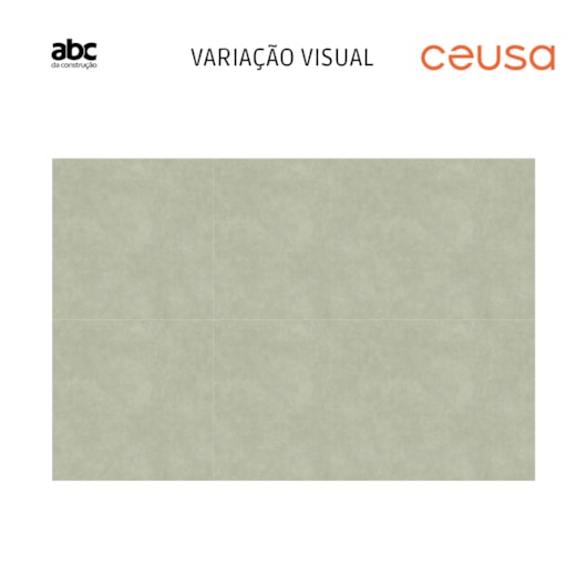 Porcelanato Ceusa Cromo Cinza Acetinado 120x120cm Retificado - Imagem principal - 47509c7f-9898-47fa-90e9-b1d90e33ec15