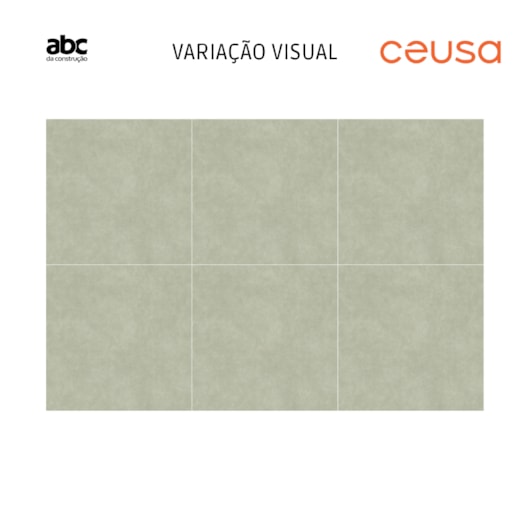 Porcelanato Ceusa Cromo Cinza Polido 87,7x87,7cm Retificado  - Imagem principal - 16cfeefb-26f7-48fc-9c4f-6e2b1410793e