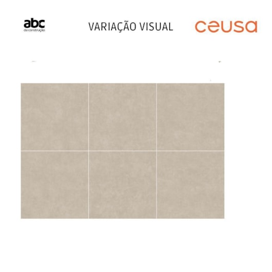 Porcelanato Ceusa Cromo Cinza Polido 90x90cm Retificado - Imagem principal - 3a92b3a9-e0e3-4313-991a-2f6c064903fa
