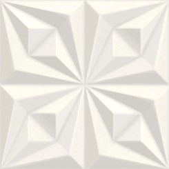 Porcelanato Ceusa Drapeado Branco 58,4x58,4cm Retificado 