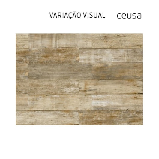 Porcelanato Ceusa Esmaltado Tulha Rústico 28,8x119cm Retificado - Imagem principal - 60d1586a-0891-4a9e-a4ab-7bd91e286ac6