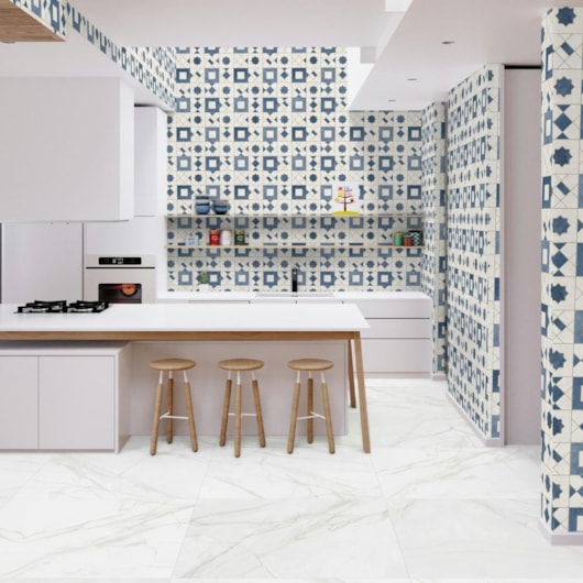 Porcelanato Ceusa Ladrilho Marroquino Bl Natural 58,4x58,4cm Retificado - Imagem principal - dd1cb490-0c94-445e-a37d-32a2e56dea9d