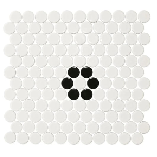 Porcelanato Ceusa Mc Petit Poa Wh Lux 31,2x33cm Bold - Imagem principal - 3489ab85-adea-4084-b5b5-fab9407acb99