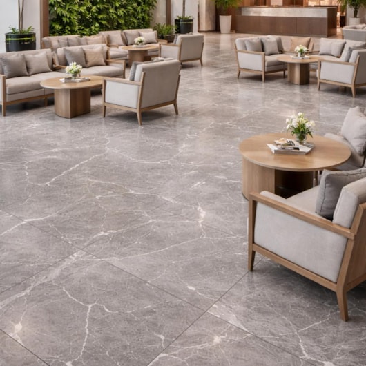 Porcelanato Ceusa Pulpis Polido 100x100cm Retificado - Imagem principal - 5f9b48af-cfe4-40de-afdd-b8e6e2e4d21e