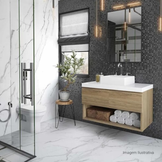 Porcelanato Ceusa Rimini Acetinado 80x80cm Retificado - Imagem principal - 983c53b6-6d0c-4977-8b2f-fb973470f2f0