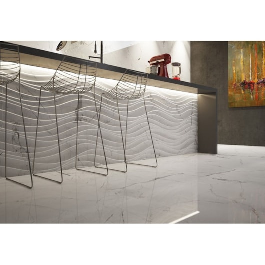 Porcelanato Ceusa Venatino Polido 80x80cm Retificado - Imagem principal - d4e0728a-0a10-4711-a91d-86c1fcb663e8