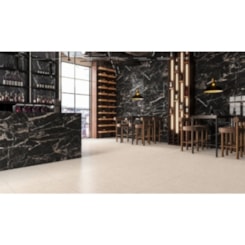 Porcelanato Damme Black Gale Polido 62x121cm Retificado
