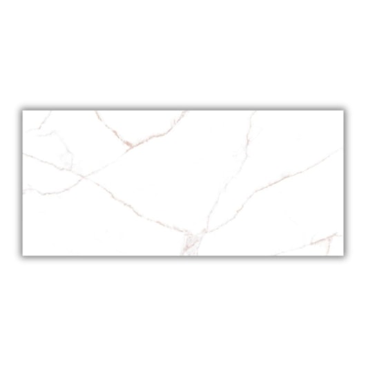 Porcelanato Damme Branco Pigues Acetinado 82x182cm Retificado - Imagem principal - 943664f9-0c2d-4066-a47f-ad397aeb3c67