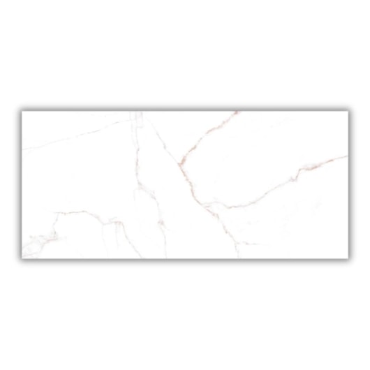 Porcelanato Damme Branco Pigues Acetinado 82x182cm Retificado - Imagem principal - e21af1da-814c-4bf3-9a6e-21ebe4520d13