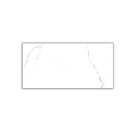 Porcelanato Damme Branco Pigues Polido 62x121cm Retificado - Imagem principal - f498e327-f352-453b-be83-e7c7b34850f6