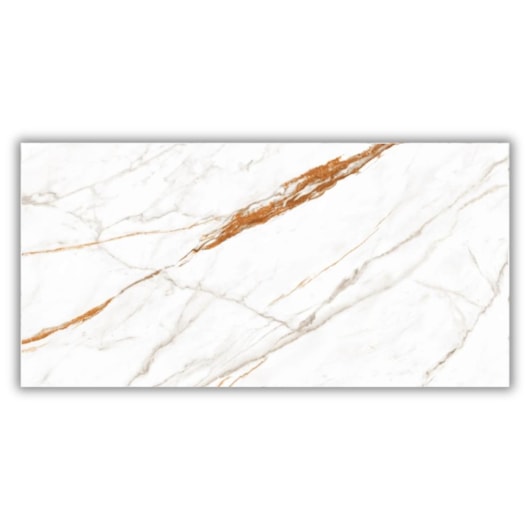 Porcelanato Damme Calacata Oro Lux Acetinado 62x121cm Retificado - Imagem principal - a3b97313-d6c8-432d-8e97-016e7eb029e9