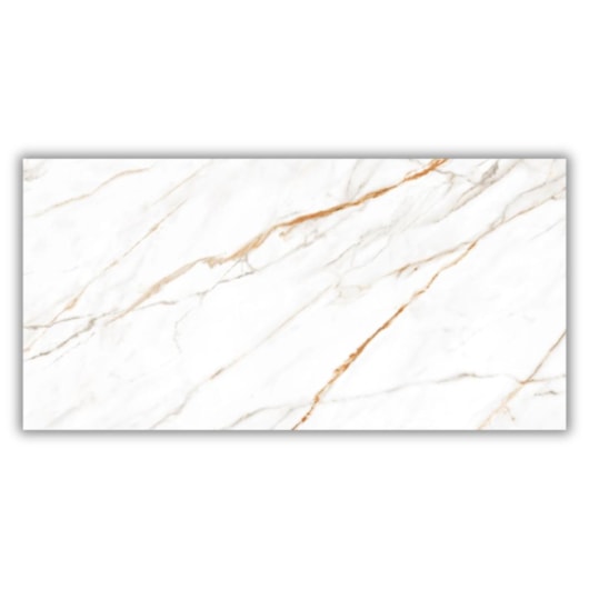 Porcelanato Damme Calacata Oro Lux Acetinado 62x121cm Retificado - Imagem principal - a2f4f408-5453-4c48-b94c-dd4ac2475147