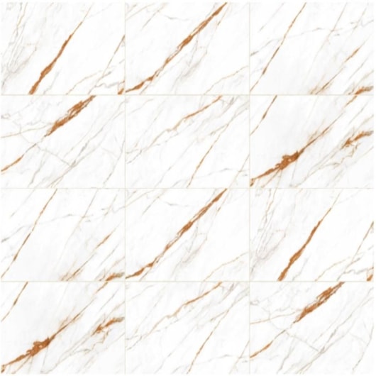Porcelanato Damme Calacata Oro Lux Polido 62x121cm Retificado - Imagem principal - 51c593ef-ca52-43e1-b78b-1f075a647780