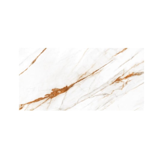 Porcelanato Damme Calacata Oro Lux Polido 62x121cm Retificado - Imagem principal - a0c78d2a-2fb5-419c-a1fe-eab4b0e0ec35