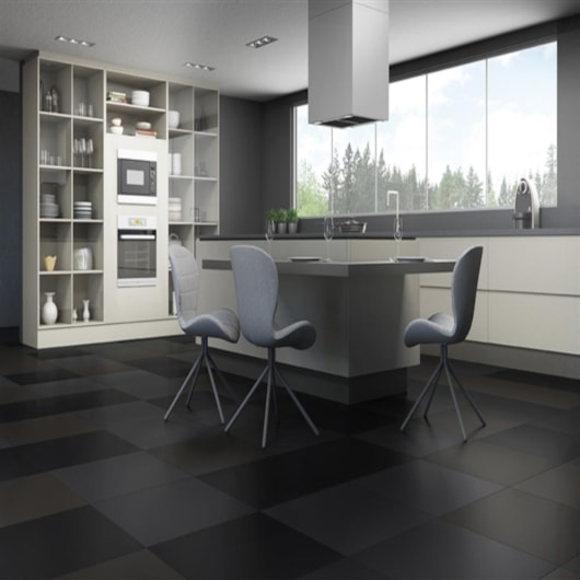 Porcelanato Damme Cimento Carbono Acetinado 83x83cm Retificado - Imagem principal - c9ab6937-2706-471f-af53-a7c392c7a4e2