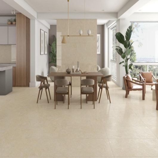 Porcelanato Damme Crema Marfil Acetinado 62x121cm Retificado - Imagem principal - d56acc3d-6452-4fa2-8791-b5fb5ab437a2