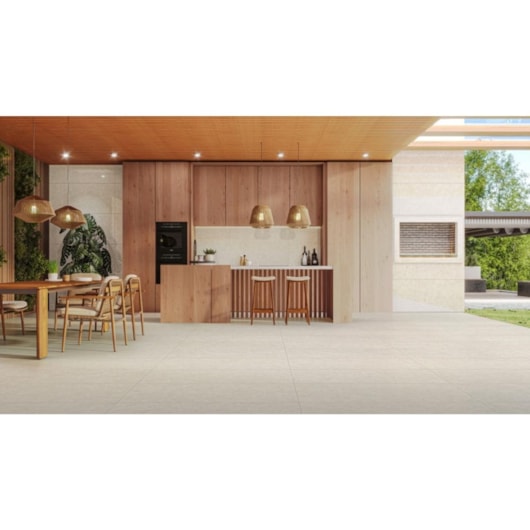 Porcelanato Damme Crema Sand Polido 62x121cm Retificado - Imagem principal - 87261ef1-7bb3-42e8-b874-f61b461f69fc