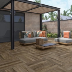 Porcelanato Damme Evora Deck Rustico 83x83cm Retificado