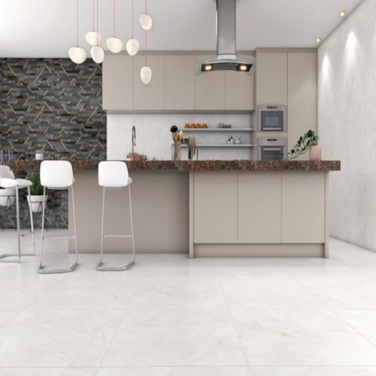 Porcelanato Damme Fusion Ice Polido 82x82cm Retificado - Imagem principal - fdbba829-2dfa-493d-a965-ba0440e44c19