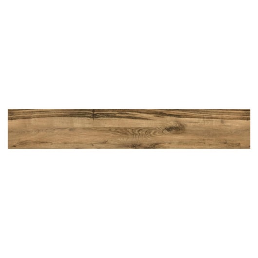 Porcelanato Damme Madero Cognac Acetinado 20x121cm Retificado - Imagem principal - 7bf631b6-485f-46ea-8070-005cd775c213
