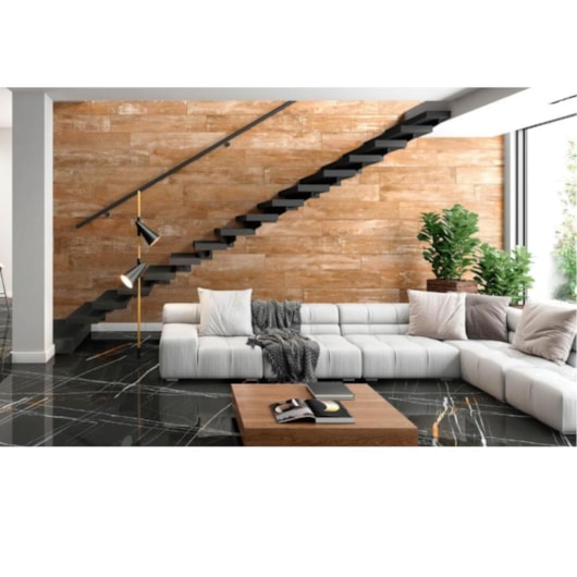 Porcelanato Damme Monticello Hard 20x121cm Retificado - Imagem principal - e7d89b5a-1428-49bc-865e-e921e2164752