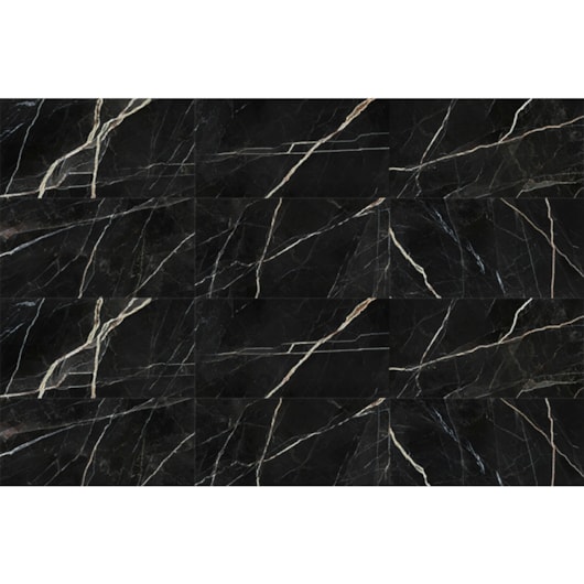 Porcelanato Damme Nero Levanto Acetinado 62x121cm Retificado - Imagem principal - 4c1688bf-fa82-4b5c-b455-35ea64110bad