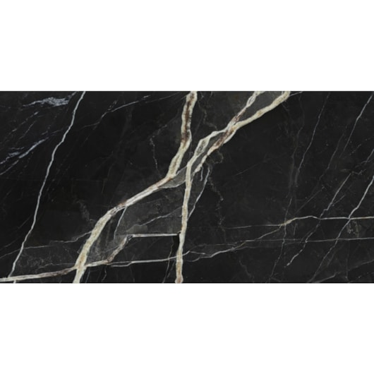 Porcelanato Damme Nero Levanto Acetinado 62x121cm Retificado - Imagem principal - bcd3fbdf-fdad-4a1b-9523-4b99ea0a23d8