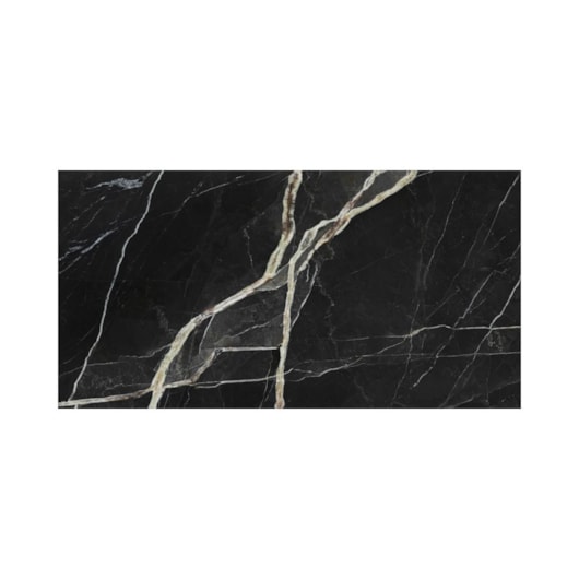 Porcelanato Damme Nero Levanto Polido 62x121cm Retificado - Imagem principal - 0781bfbe-ea31-4015-bd87-f74b1c04c0a2