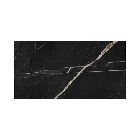 Porcelanato Damme Nero Levanto Polido 62x121cm Retificado - Imagem principal - 57ca1fe2-a59f-4d8b-a4d9-0e11ae0c9f8d