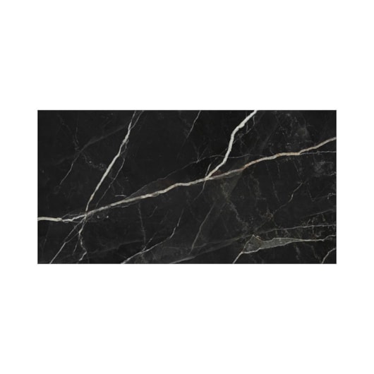Porcelanato Damme Nero Levanto Polido 62x121cm Retificado - Imagem principal - 0bbd2fde-d208-429c-9c1f-9fc106d92d2e