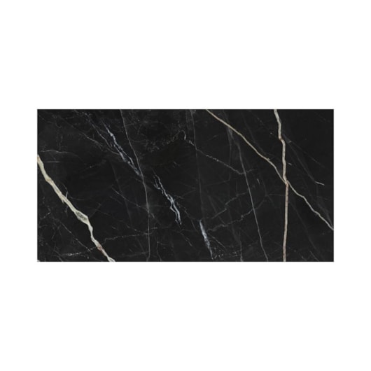 Porcelanato Damme Nero Levanto Polido 62x121cm Retificado - Imagem principal - b12722e8-0e7e-4257-bc02-dd1604c750c5