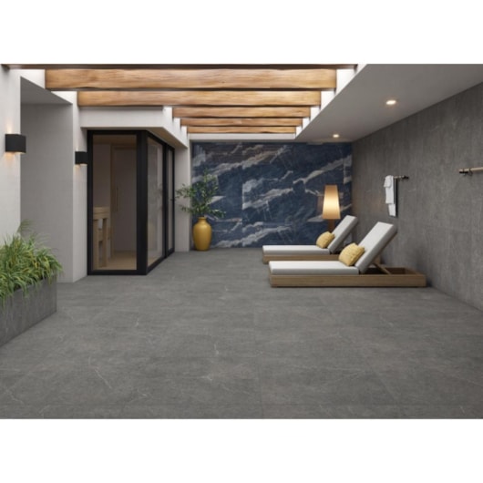 Porcelanato Damme Ocean Blue Polido 62x121cm Retificado - Imagem principal - 759cbc79-05d2-4c28-aa5a-1cb563702b98
